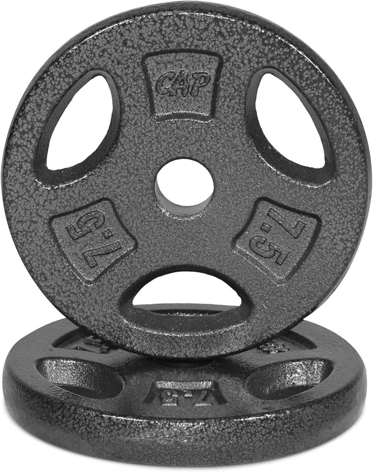 image:imageCAP Barbell Standard 1Inch Grip Weight PlatesBlack