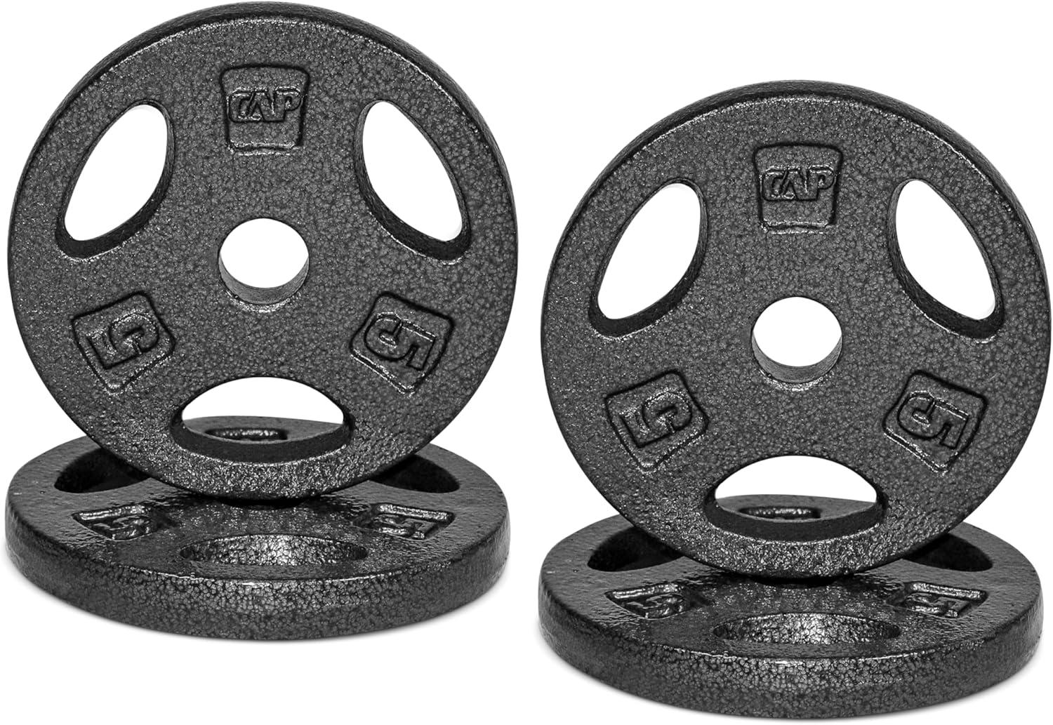 image:imageCAP Barbell Standard 1Inch Grip Weight PlatesBlack
