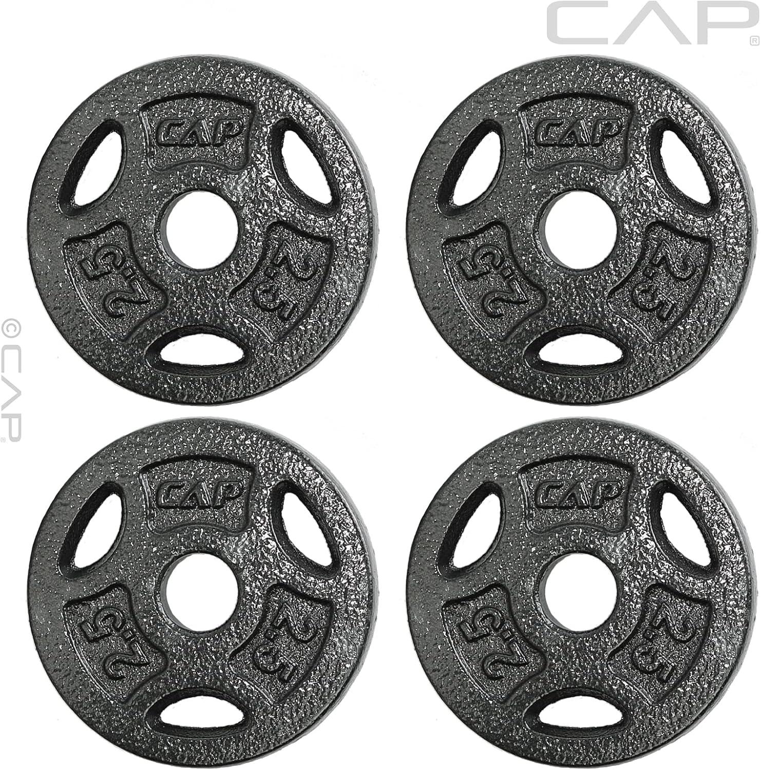 image:imageCAP Barbell Standard 1Inch Grip Weight PlatesBlack