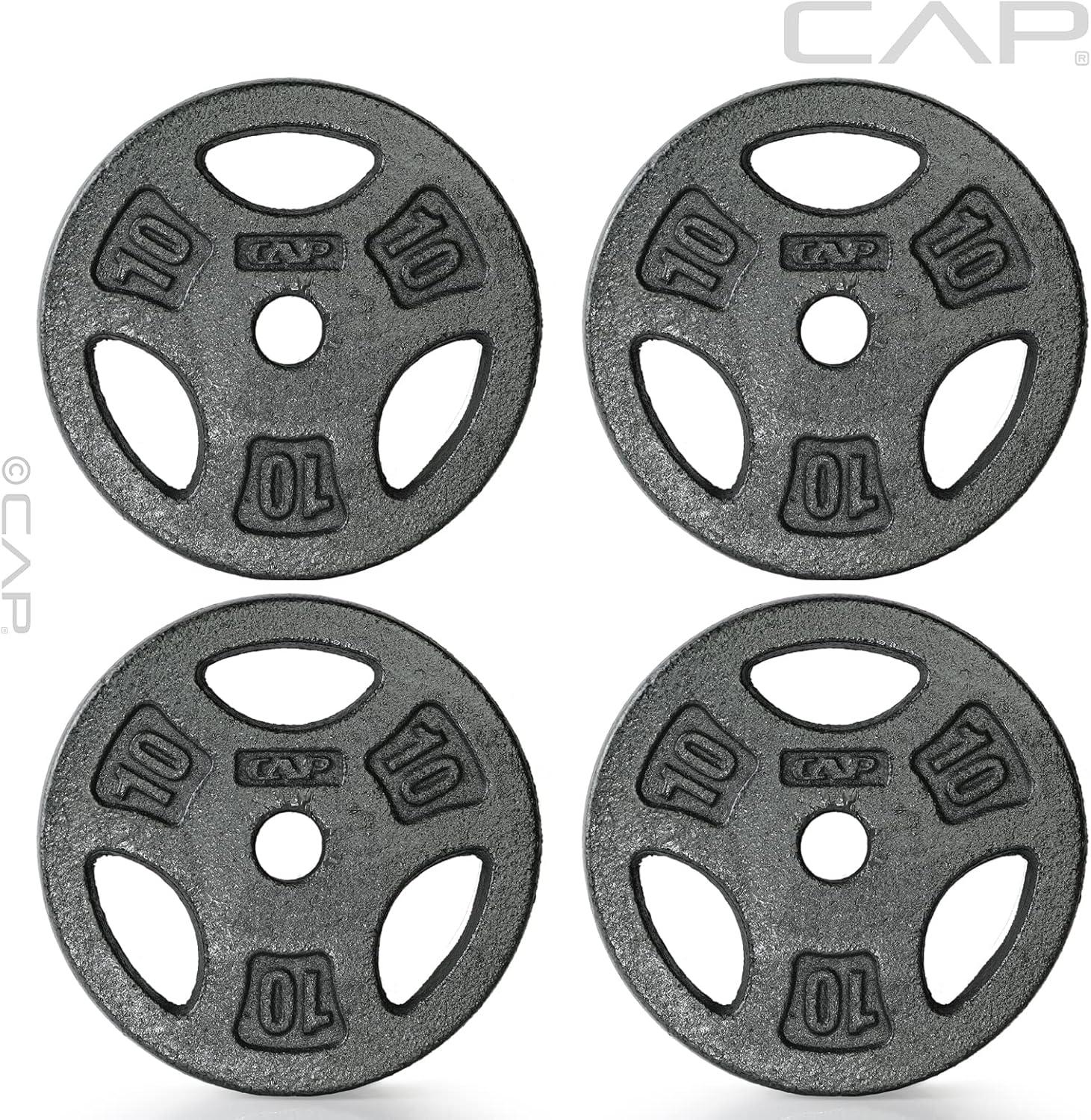image:imageCAP Barbell Standard 1Inch Grip Weight PlatesBlack