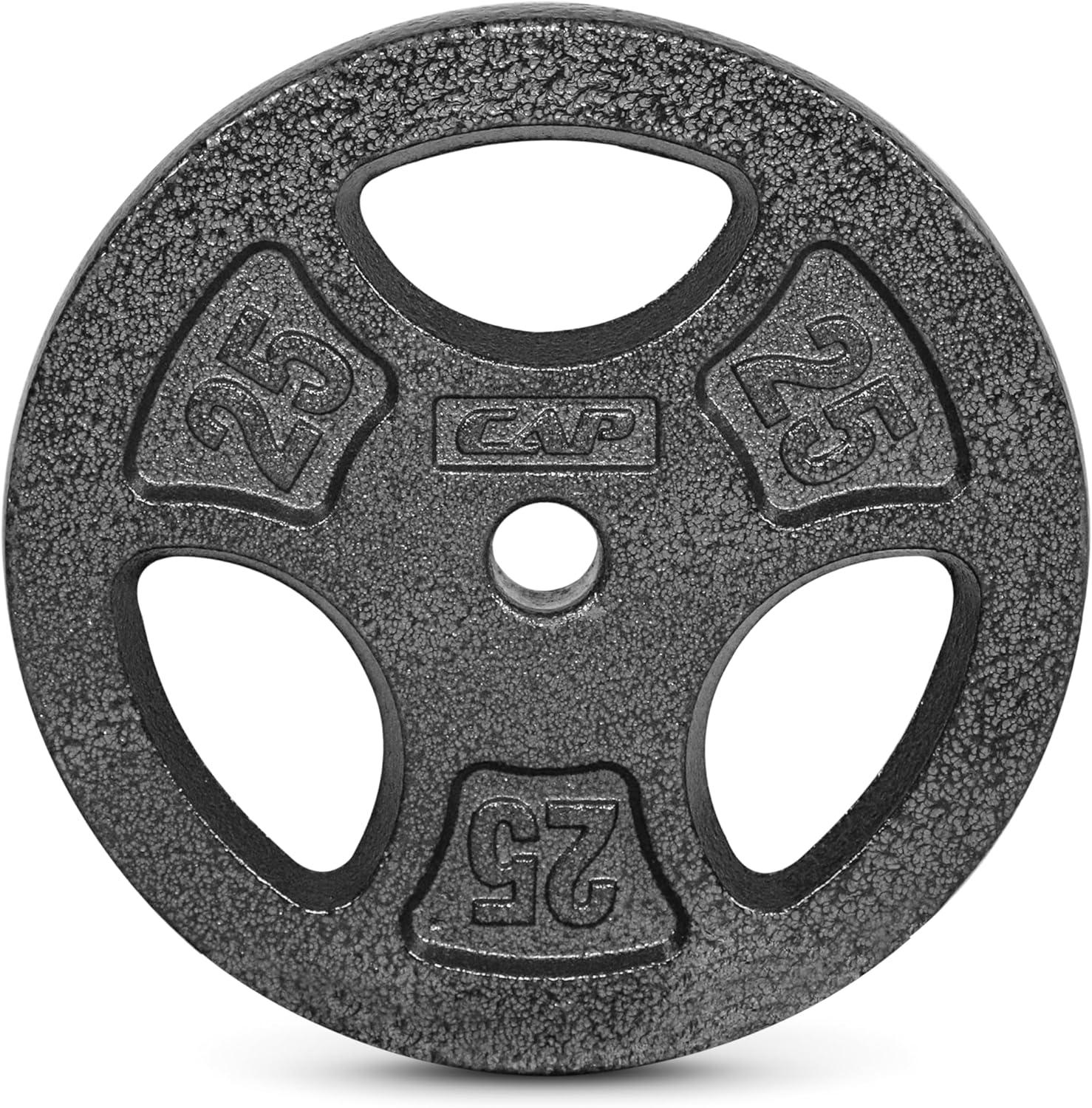 image:imageCAP Barbell Standard 1Inch Grip Weight PlatesBlack