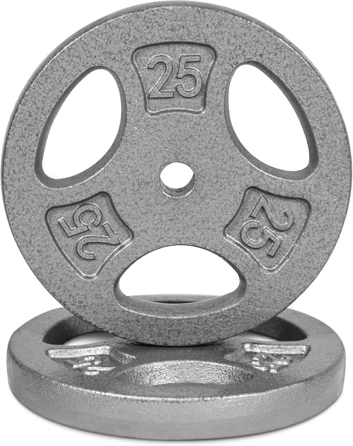 image:imageCAP Barbell Standard 1Inch Grip Weight PlatesGray