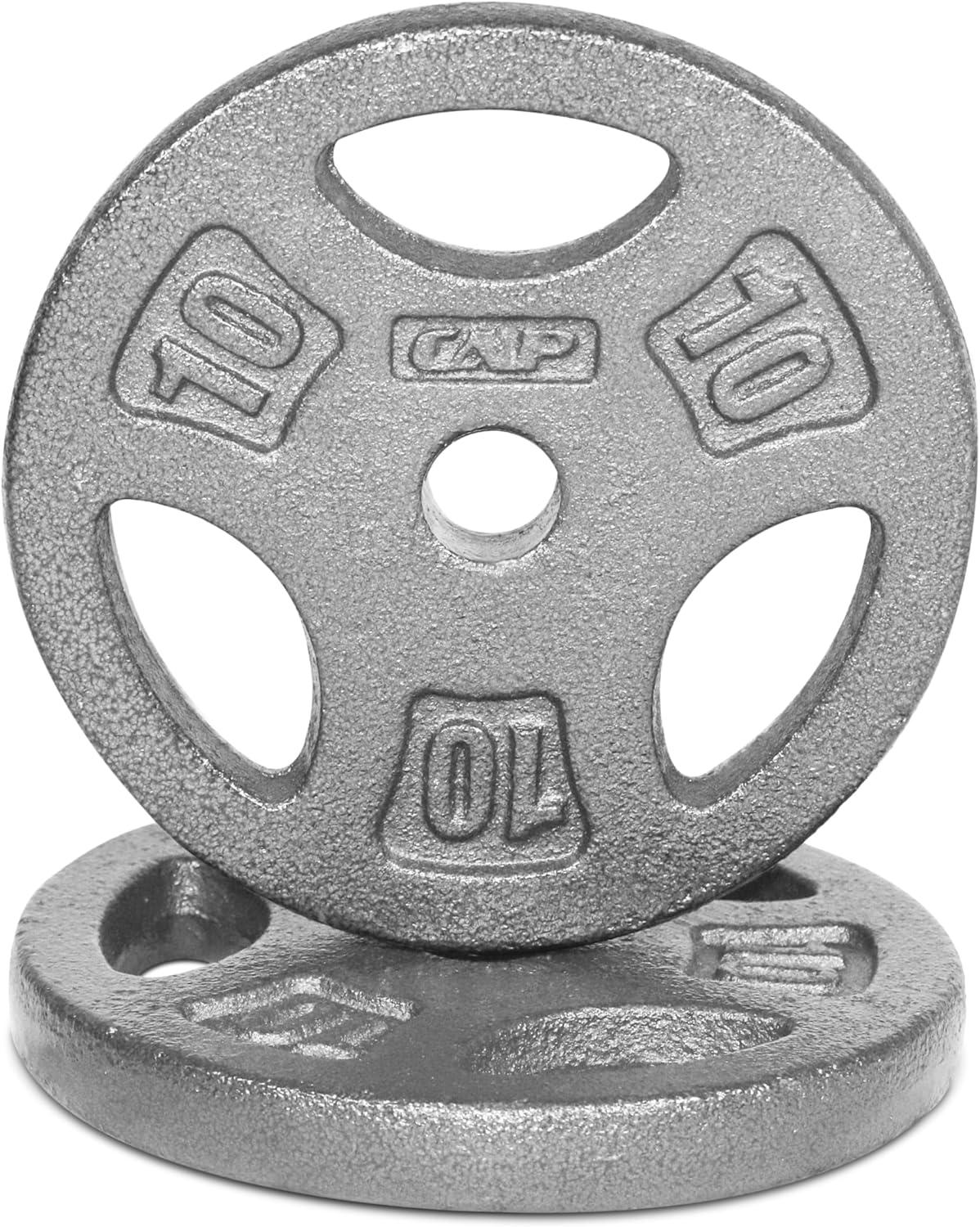 image:imageCAP Barbell Standard 1Inch Grip Weight PlatesGray