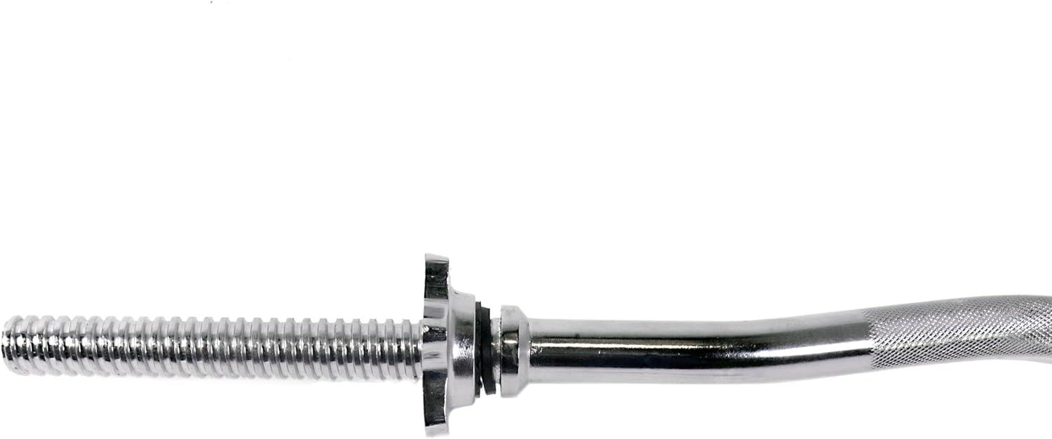 image:imageCAP Barbell Standard 1Inch Threaded Curl Bar with Collars