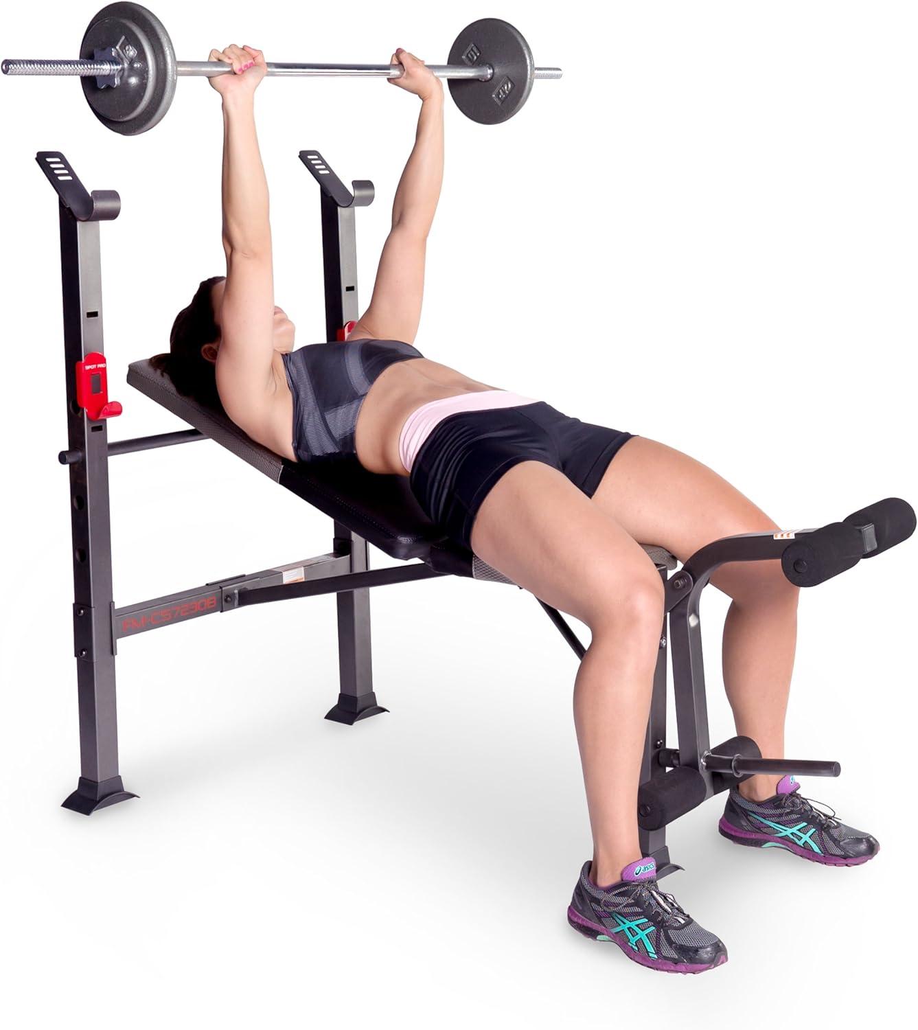 image:imageCAP Barbell Strength Bench Standard Bench with Leg curl