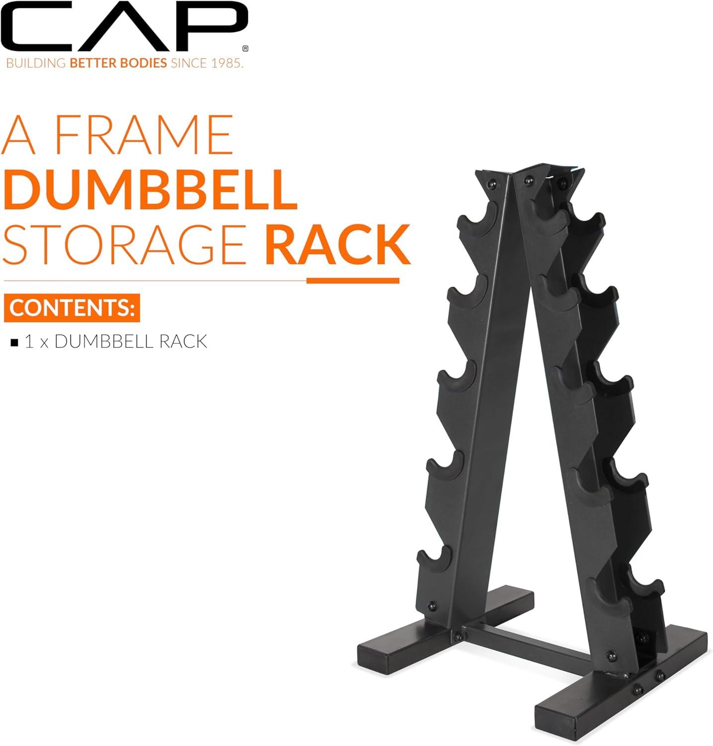 image:imageCap AFrame Dumbbell Weight Rack Color SeriesCarbon