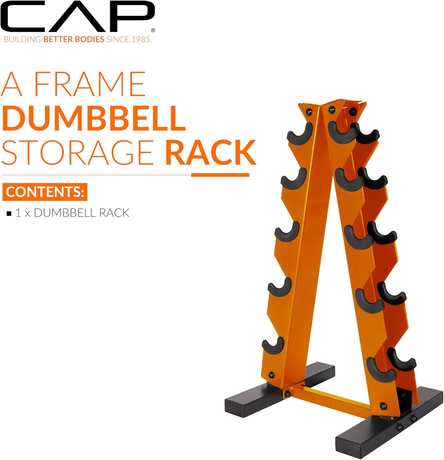 image:imageCap AFrame Dumbbell Weight Rack Color SeriesOrange