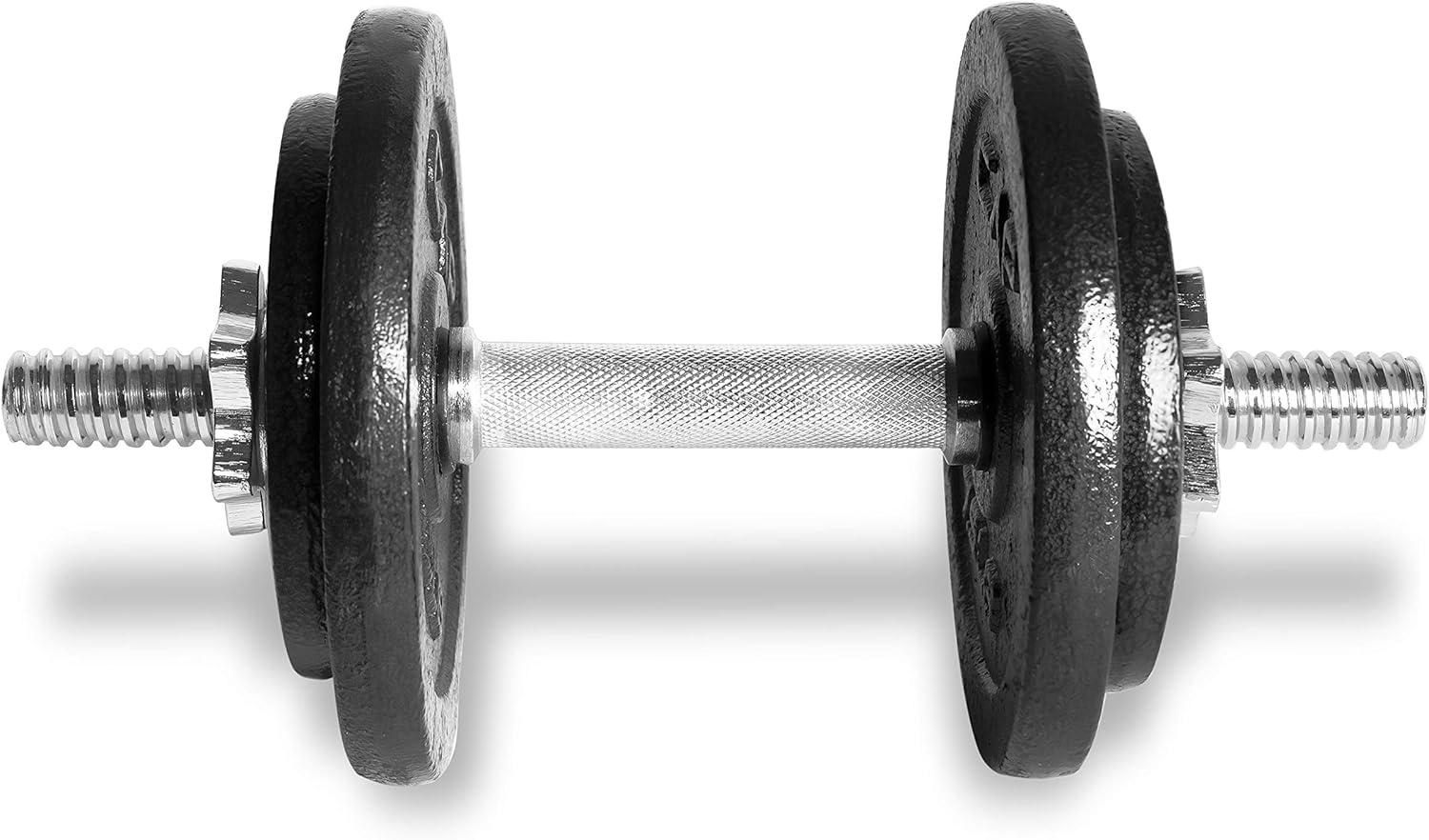 image:imageCap Barbell Adjustable Dumbbell Weight Set Multiple OptionsBlack 25 LB Single