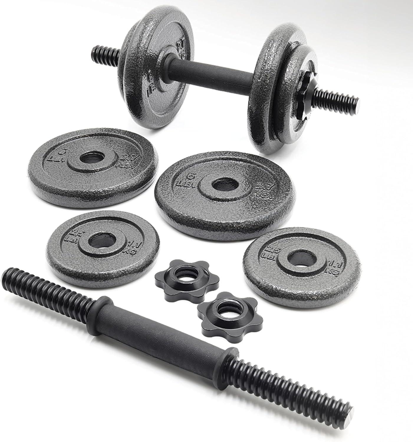 image:imageCap Barbell Adjustable Dumbbell Weight Set Multiple OptionsBlack 40 LB Pair