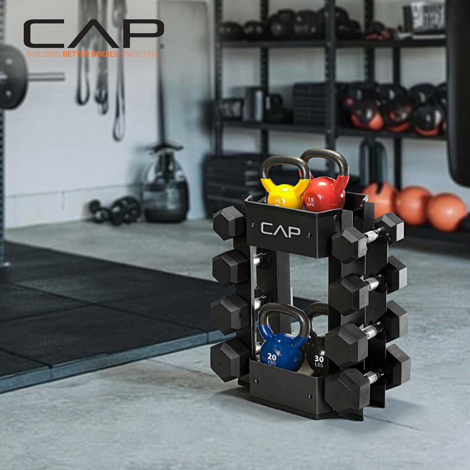 image:imageCap Barbell Dumbbell and Kettlebell Storage Rack