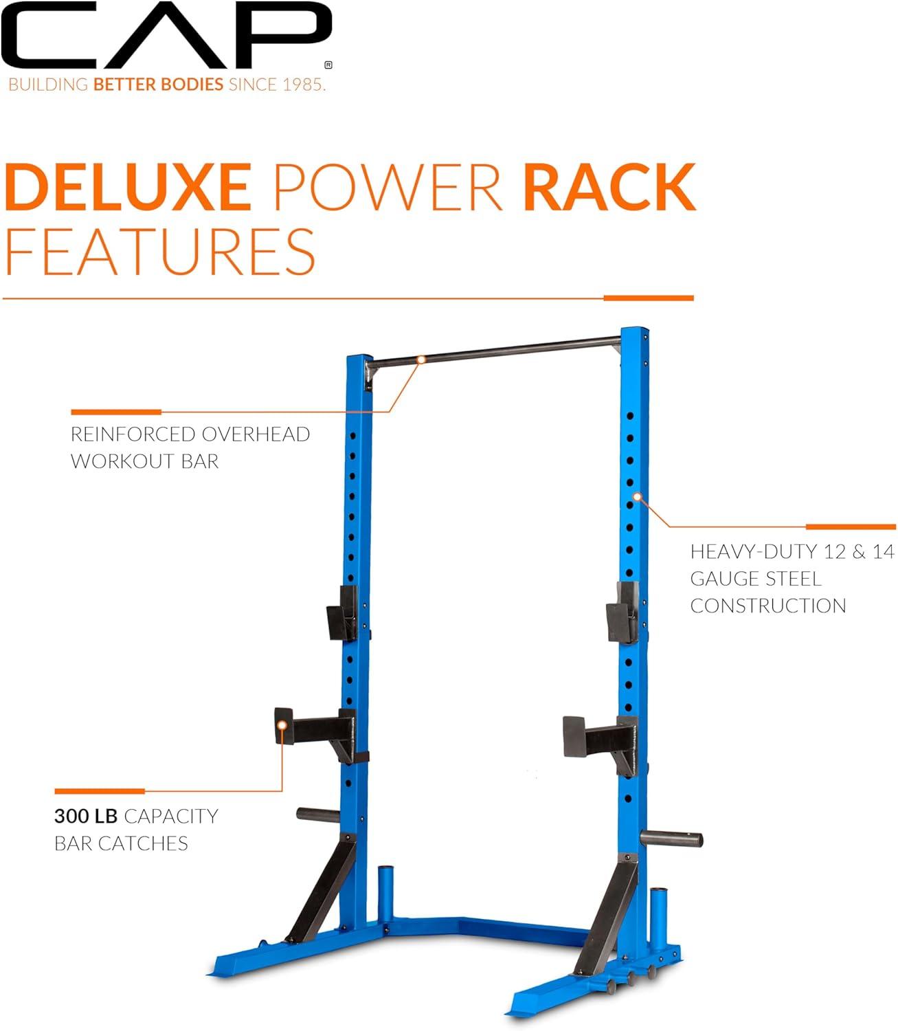 image:imageCap Barbell FM8000F Deluxe Power Rack Color SeriesBlue