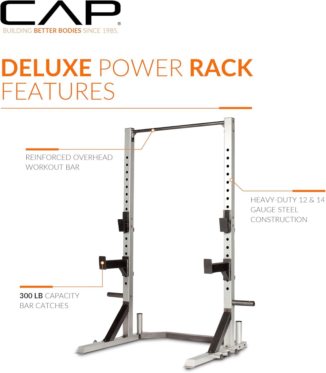 image:imageCap Barbell FM8000F Deluxe Power Rack Color SeriesGray