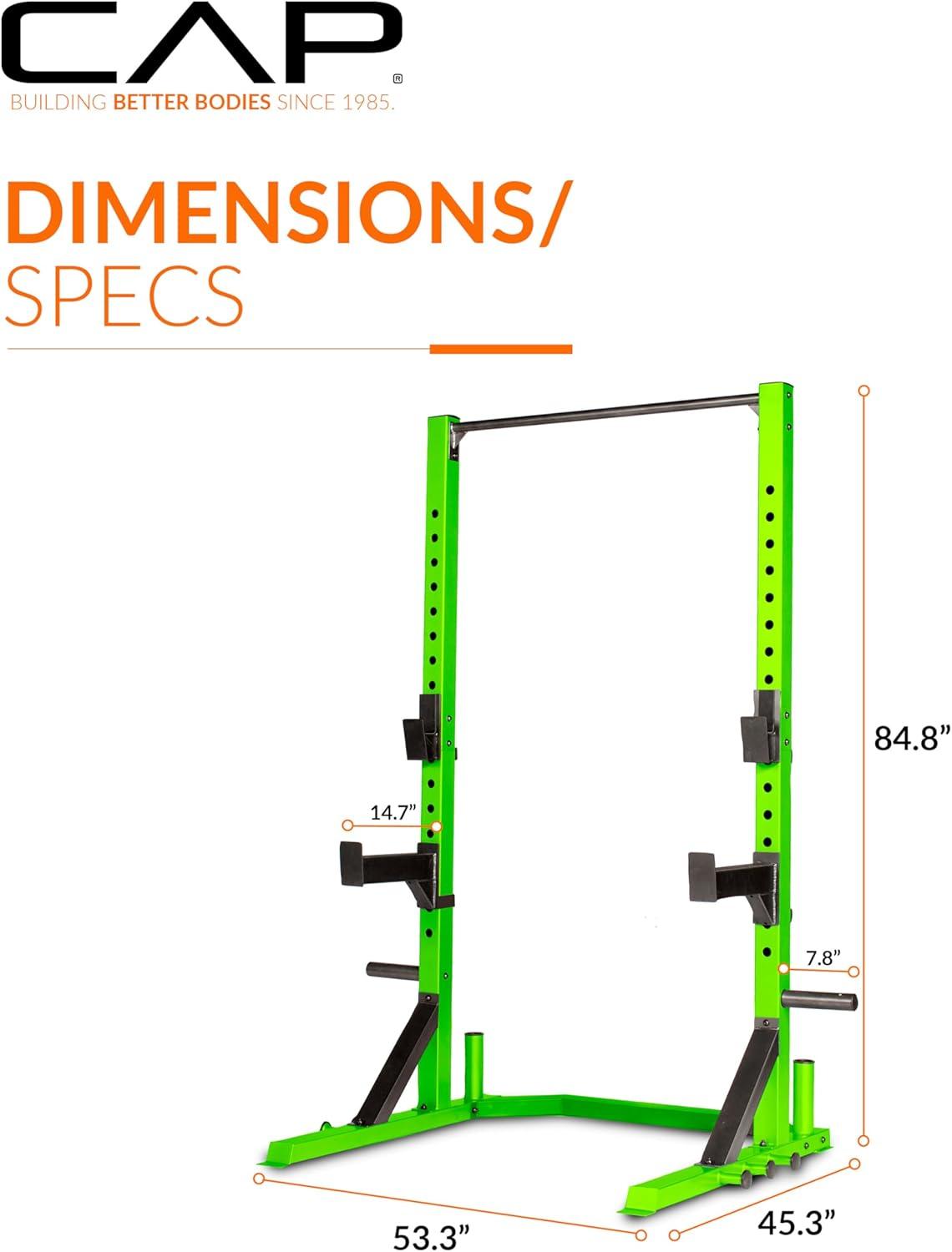 image:imageCap Barbell FM8000F Deluxe Power Rack Color SeriesGreen