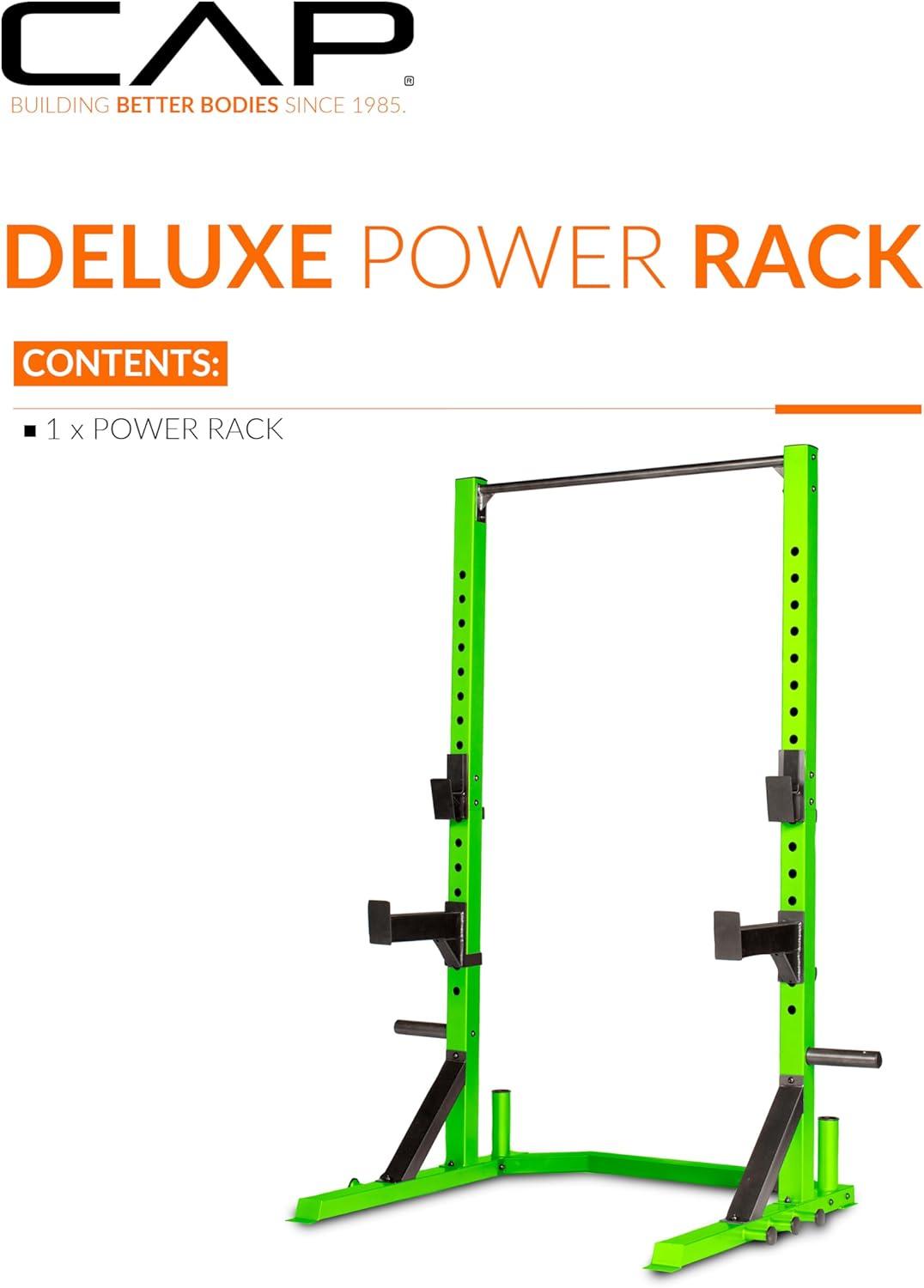 image:imageCap Barbell FM8000F Deluxe Power Rack Color SeriesGreen