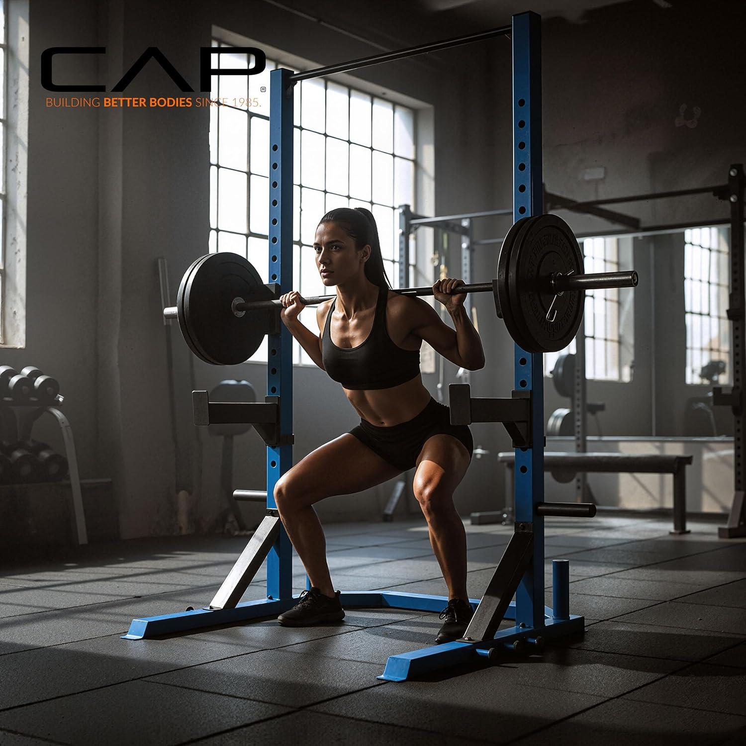 image:imageCap Barbell FM8000F Deluxe Power Rack Color SeriesGreen