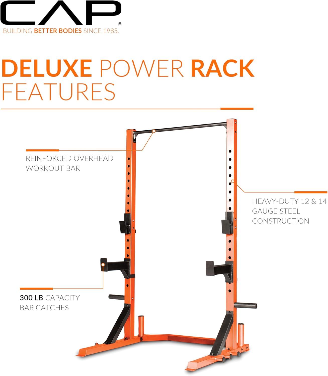 image:imageCap Barbell FM8000F Deluxe Power Rack Color SeriesOrange