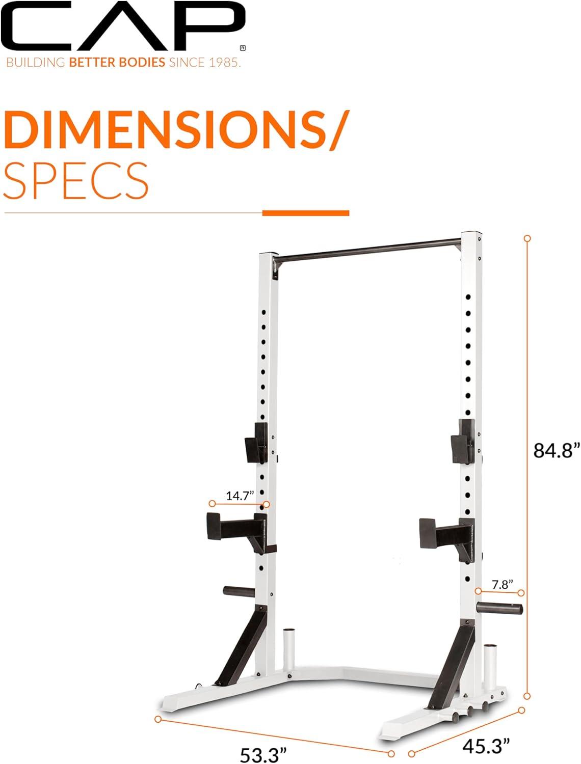 image:imageCap Barbell FM8000F Deluxe Power Rack Color SeriesWhite