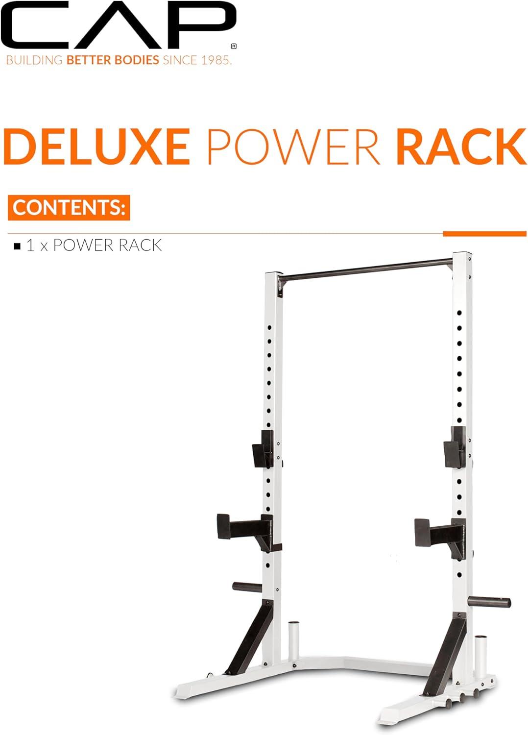 image:imageCap Barbell FM8000F Deluxe Power Rack Color SeriesWhite