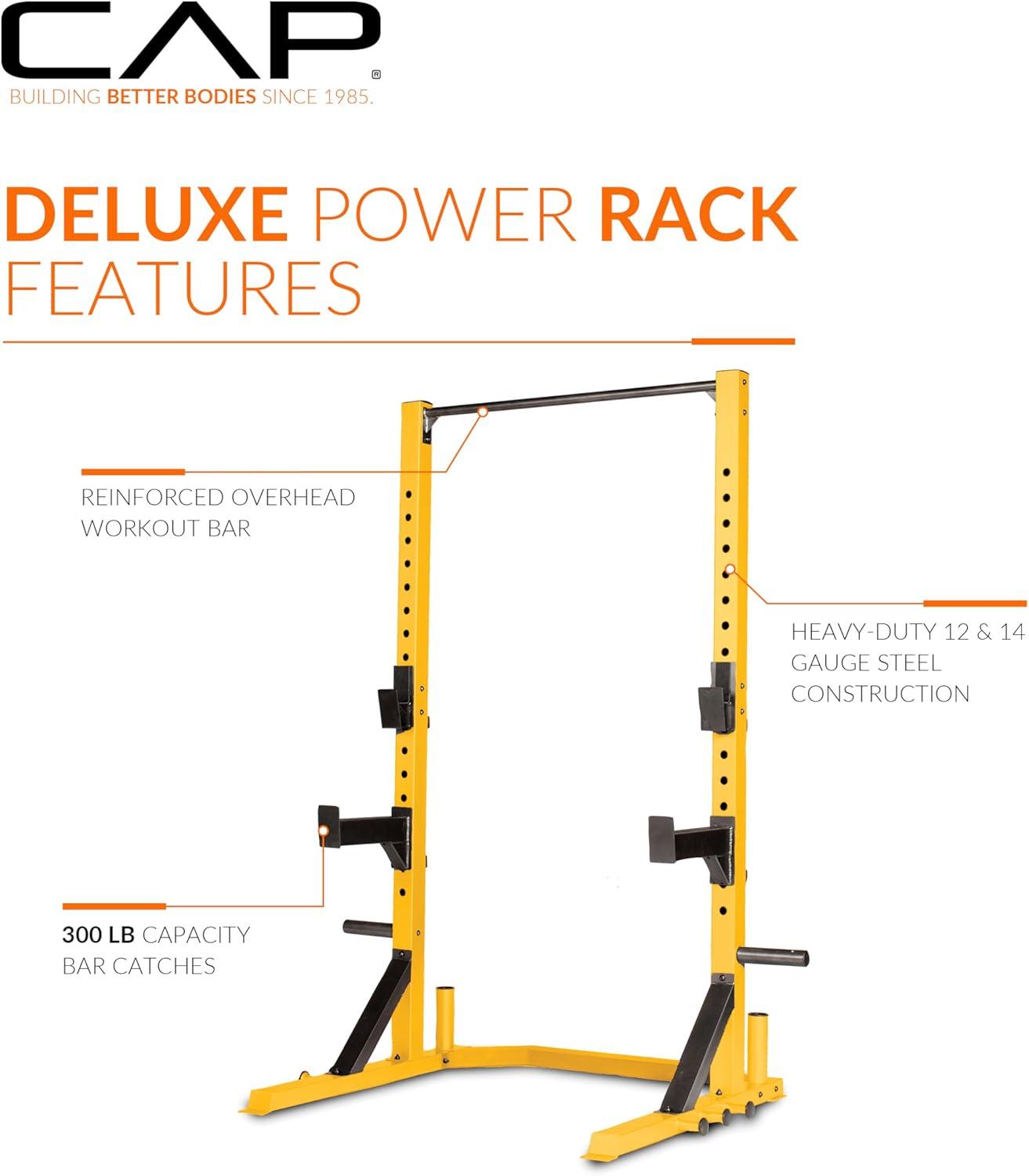 image:imageCap Barbell FM8000F Deluxe Power Rack Color SeriesYellow