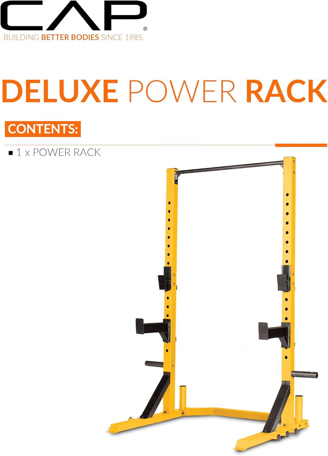 image:imageCap Barbell FM8000F Deluxe Power Rack Color SeriesYellow