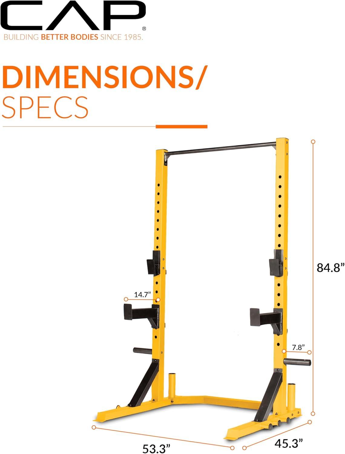 image:imageCap Barbell FM8000F Deluxe Power Rack Color SeriesYellow