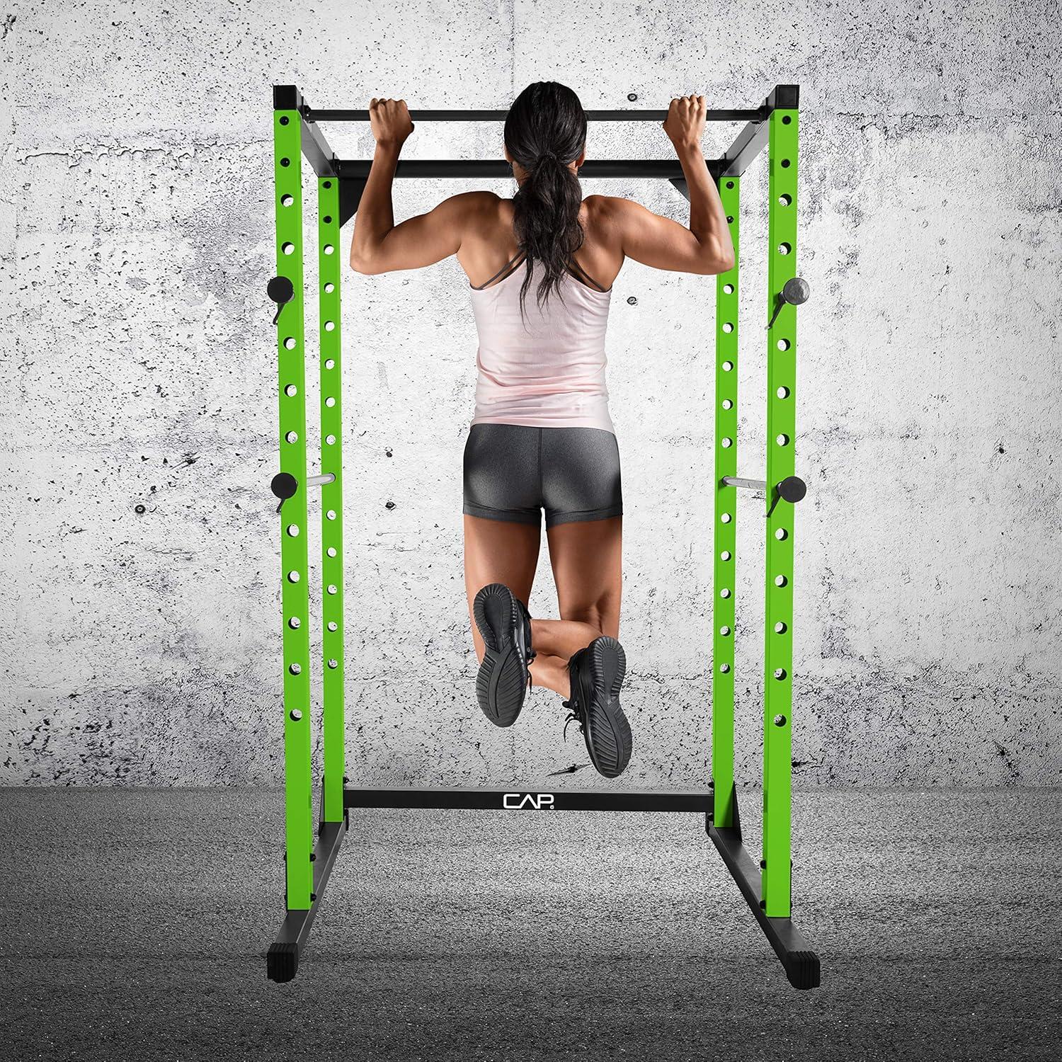 image:imageCap Barbell Full Cage Power Rack Color Series 6 or 7 OptionsGreen