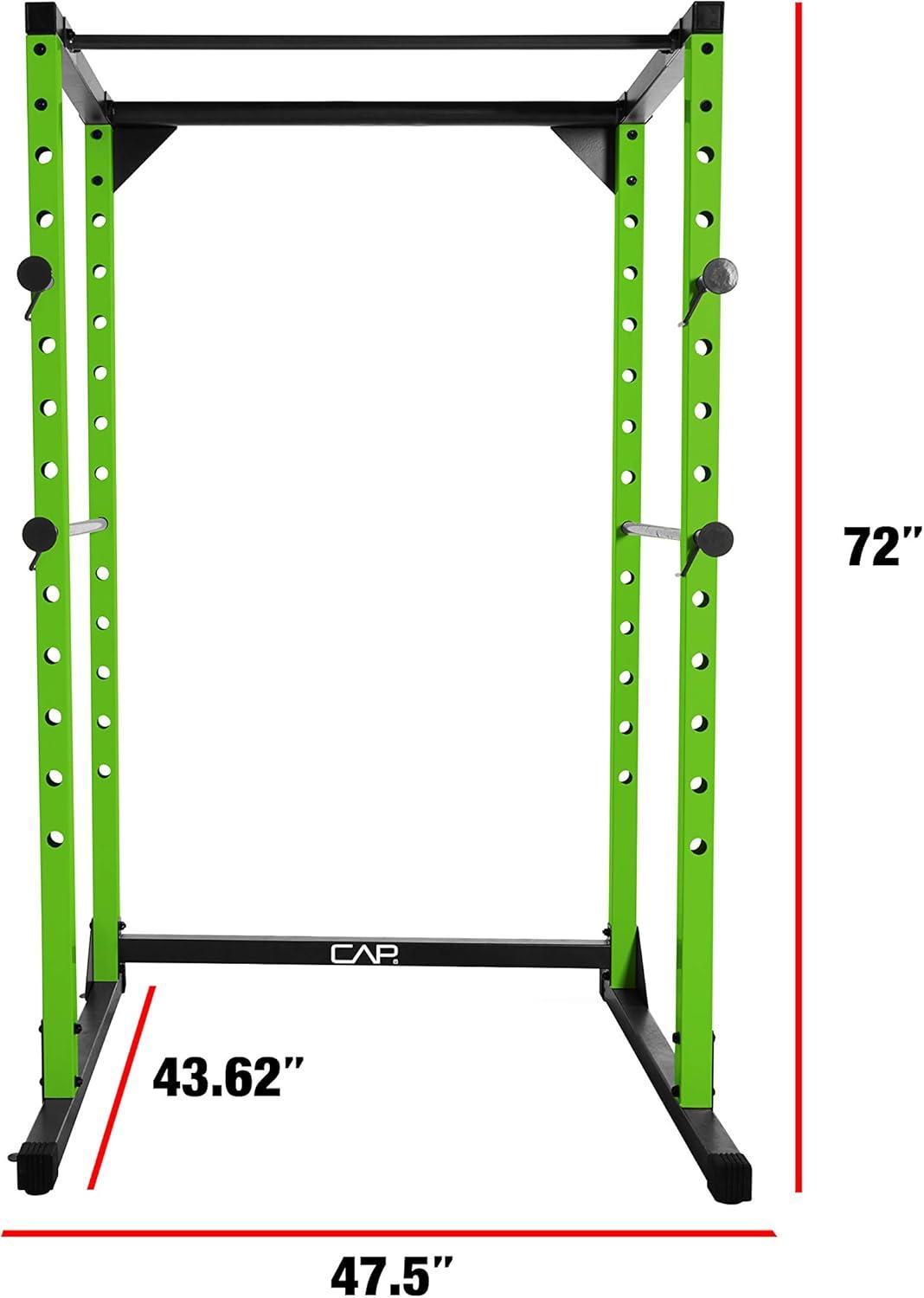 image:imageCap Barbell Full Cage Power Rack Color Series 6 or 7 OptionsGreen