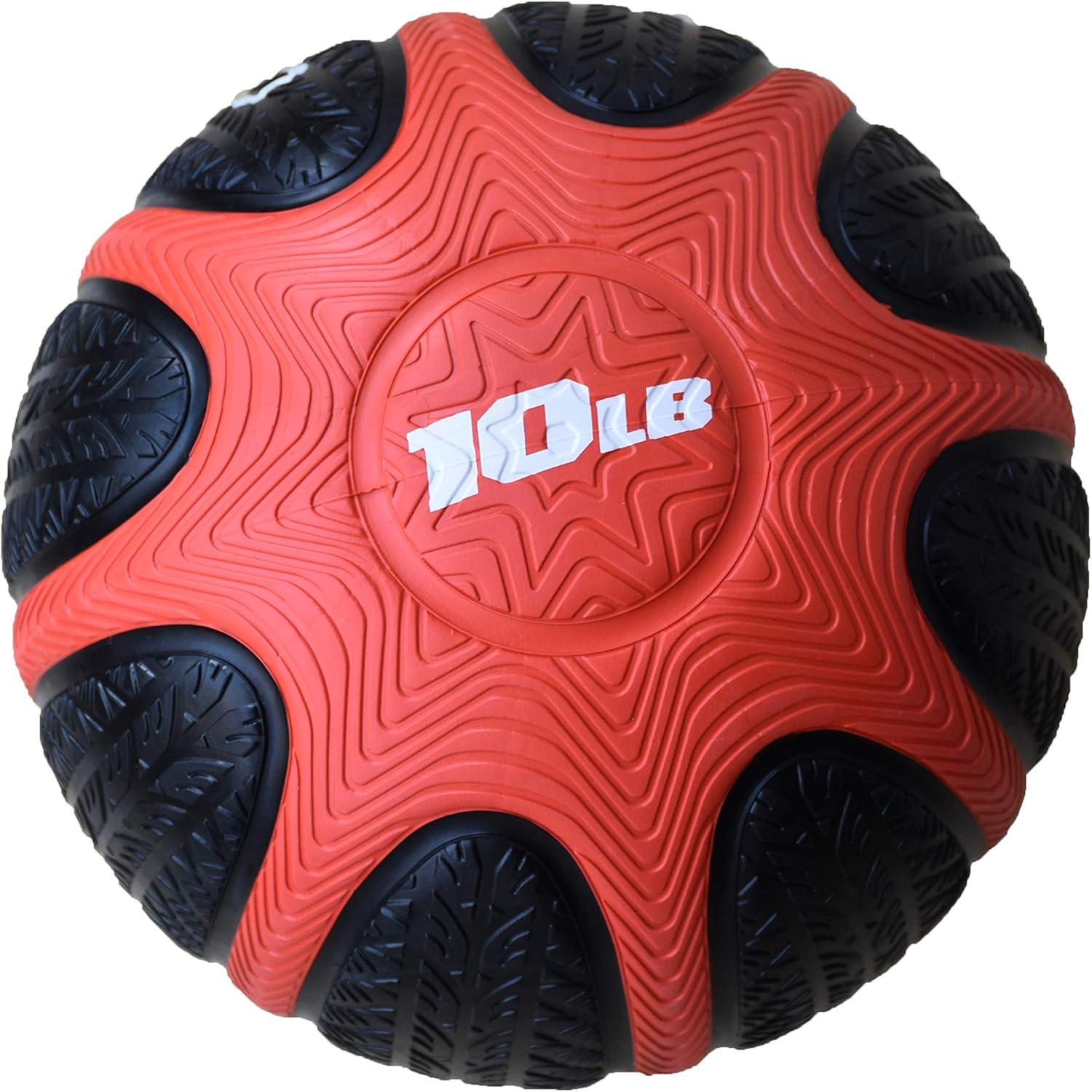 image:imageCap Barbell Medicine Ball10 lb Red