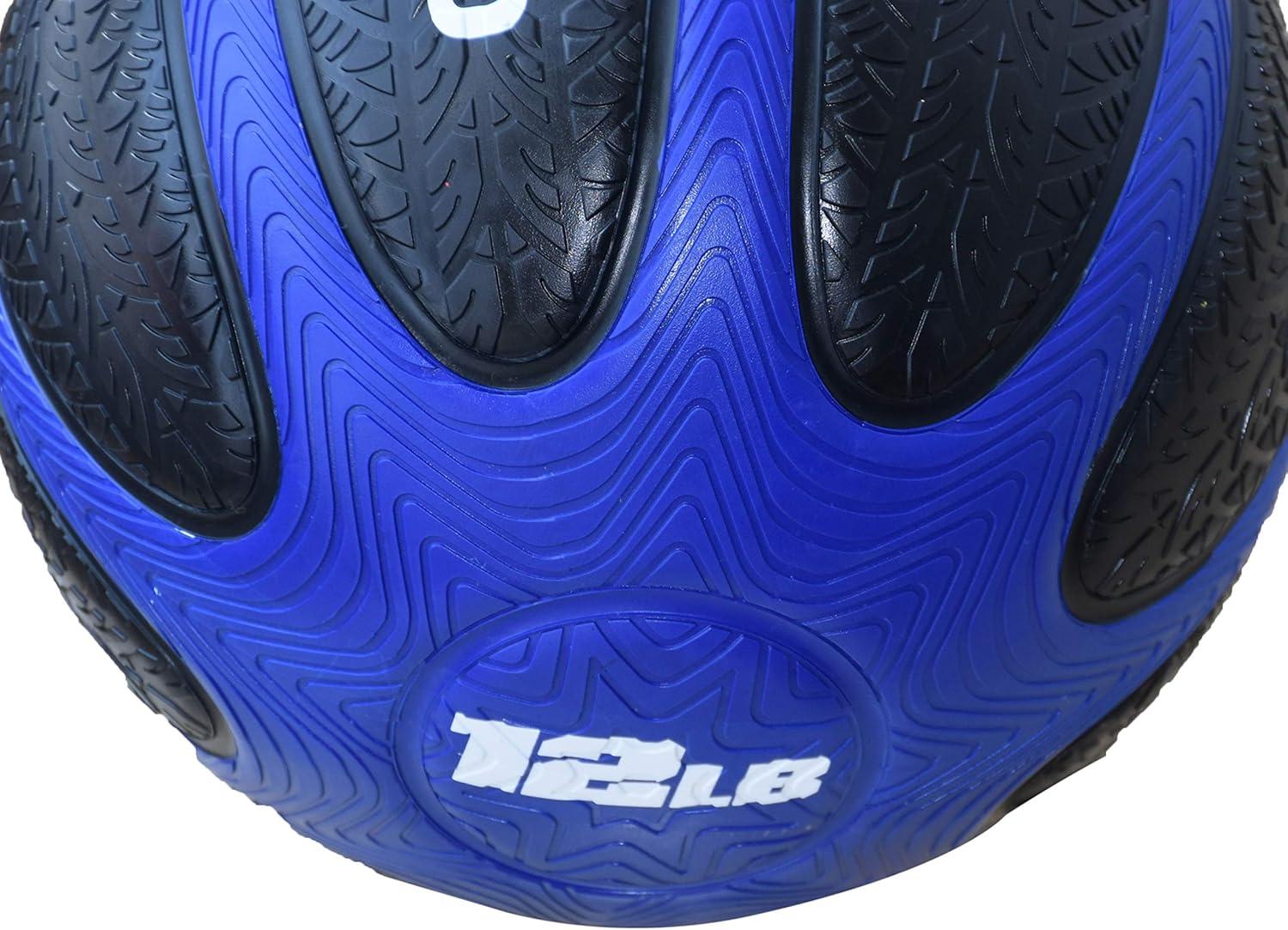 image:imageCap Barbell Medicine Ball12 lb Blue