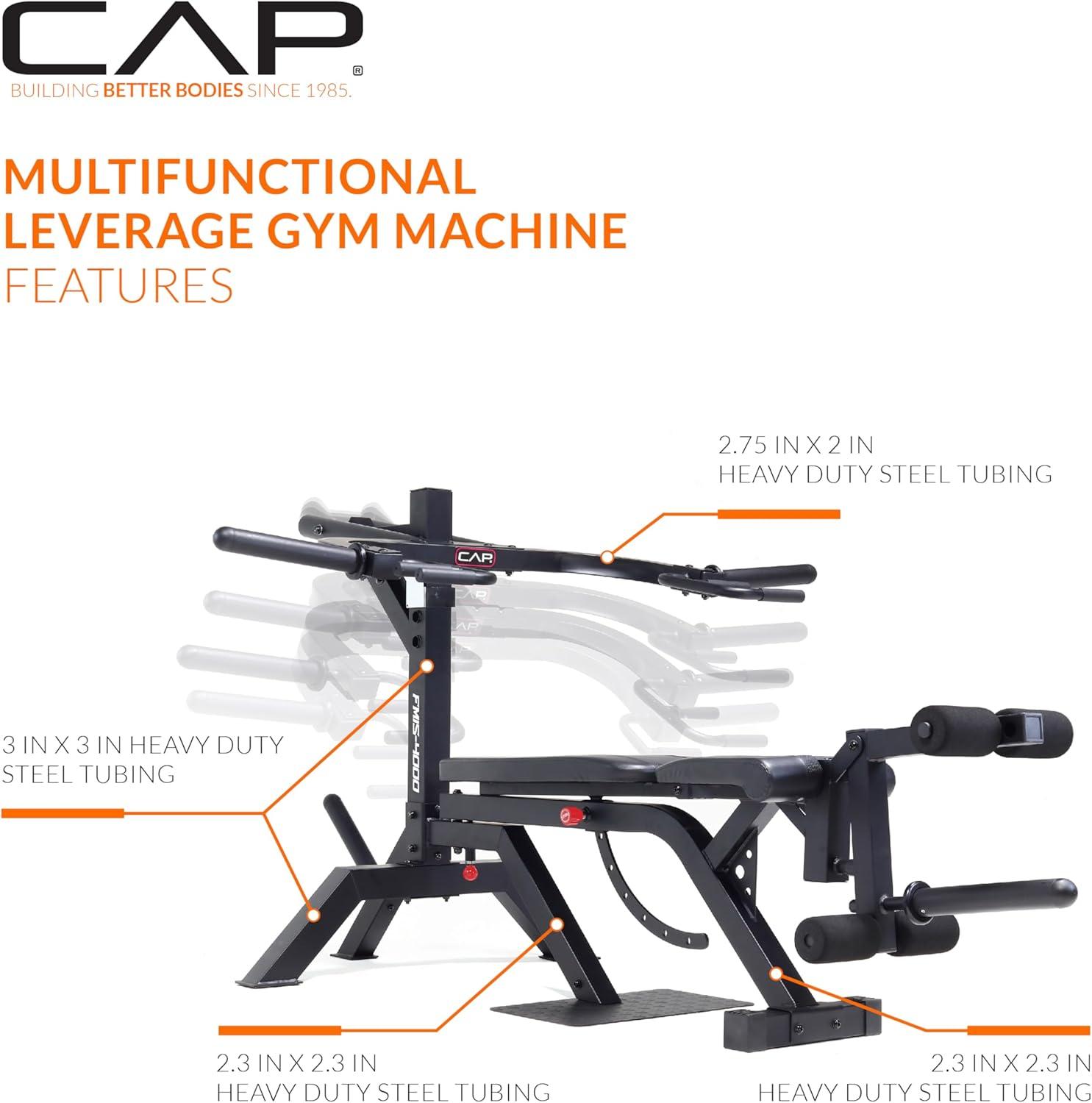 image:imageCap Barbell Multifunctional Leverage Gym Machine for FullBody Strength Training