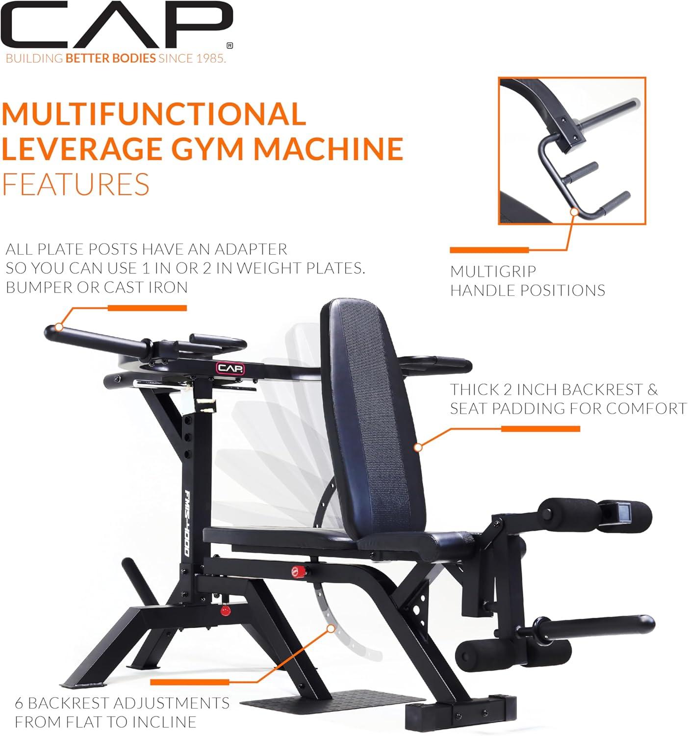 image:imageCap Barbell Multifunctional Leverage Gym Machine for FullBody Strength Training