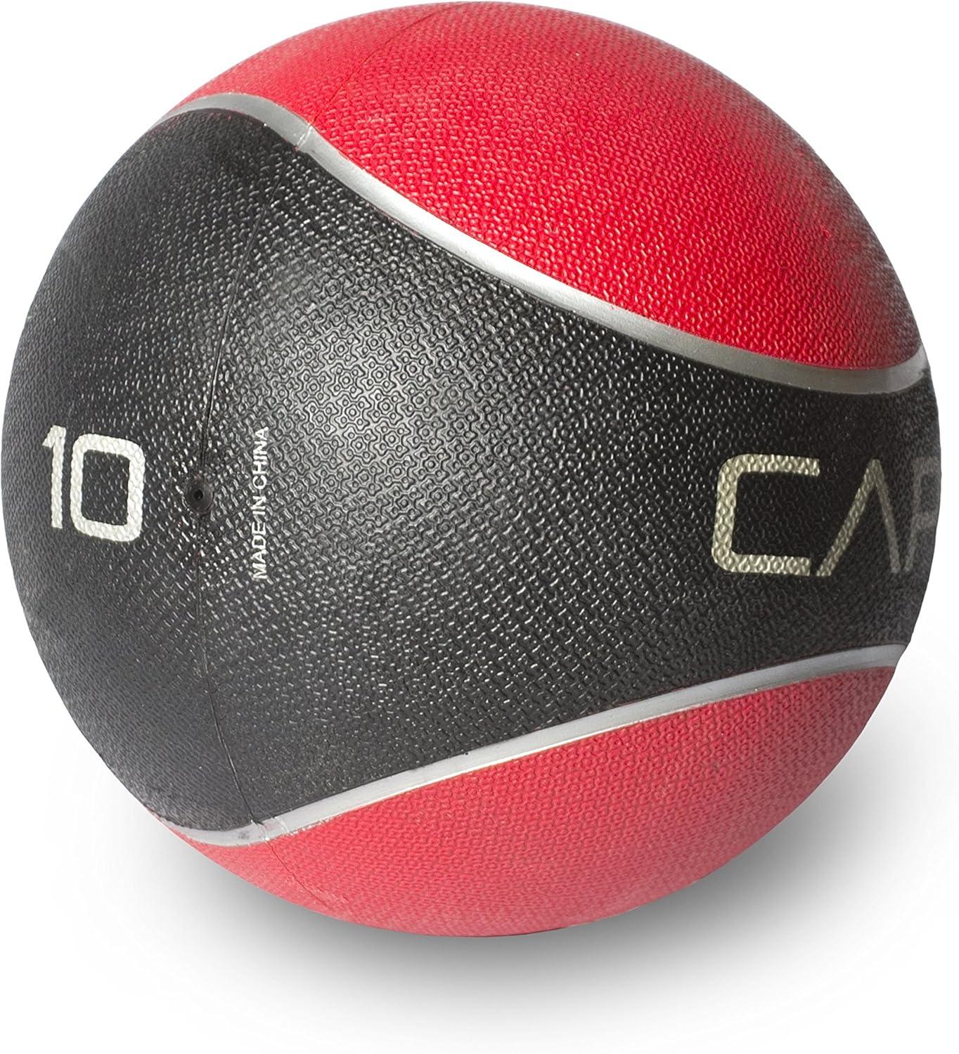 image:imageCap Barbell Weight Medicine Ball 212lb Options10 lb Red