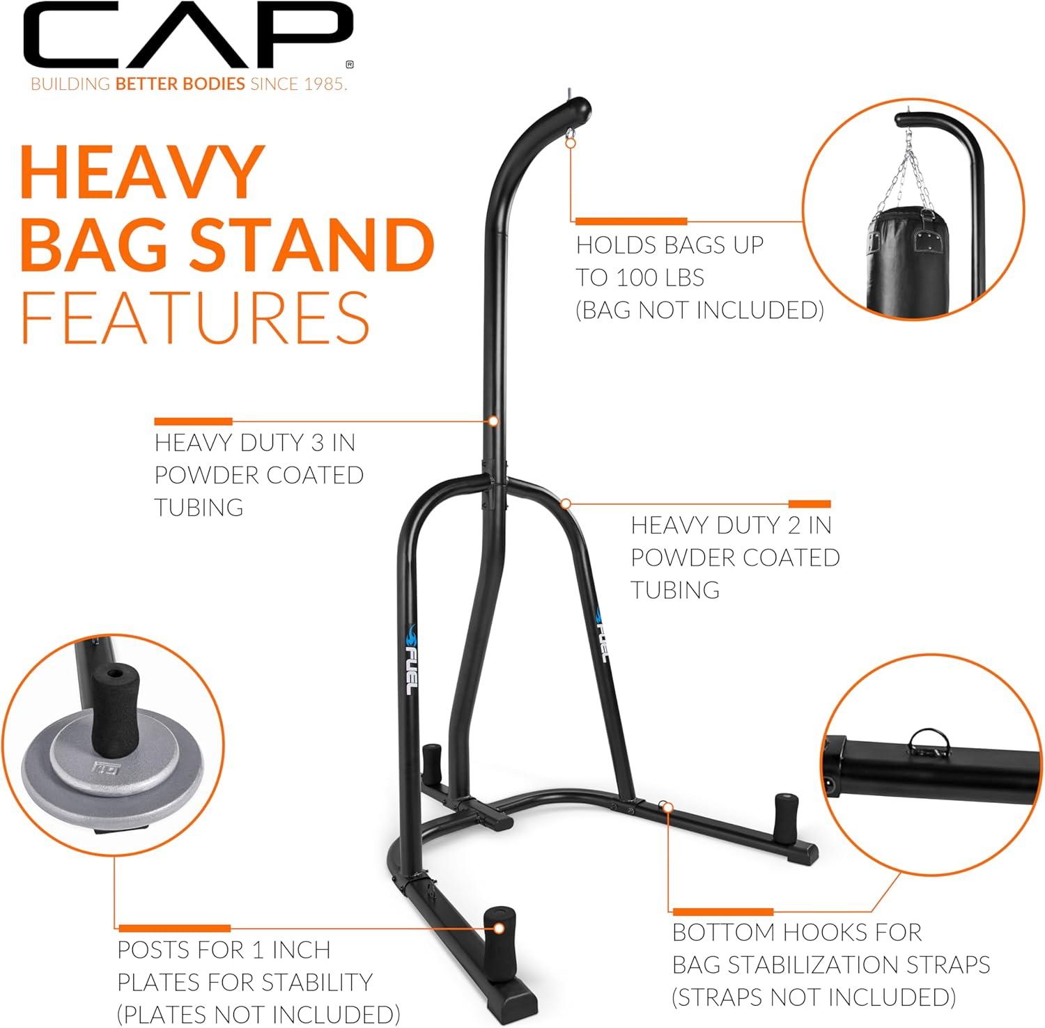 image:imageFuel Pureformance Heavy Bag Stand Multiple OptionsBlack
