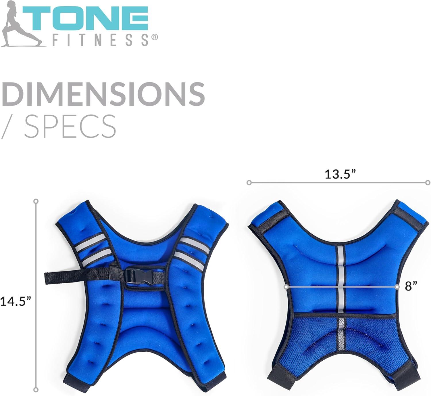 image:imageTone Fitness HHWVTN012 Weighted VestBlue