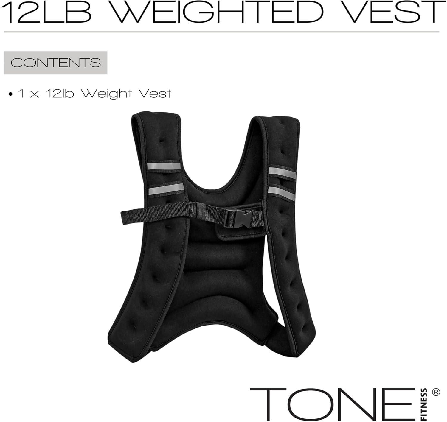 image:imageTone Fitness HHWVTN12 lb Black