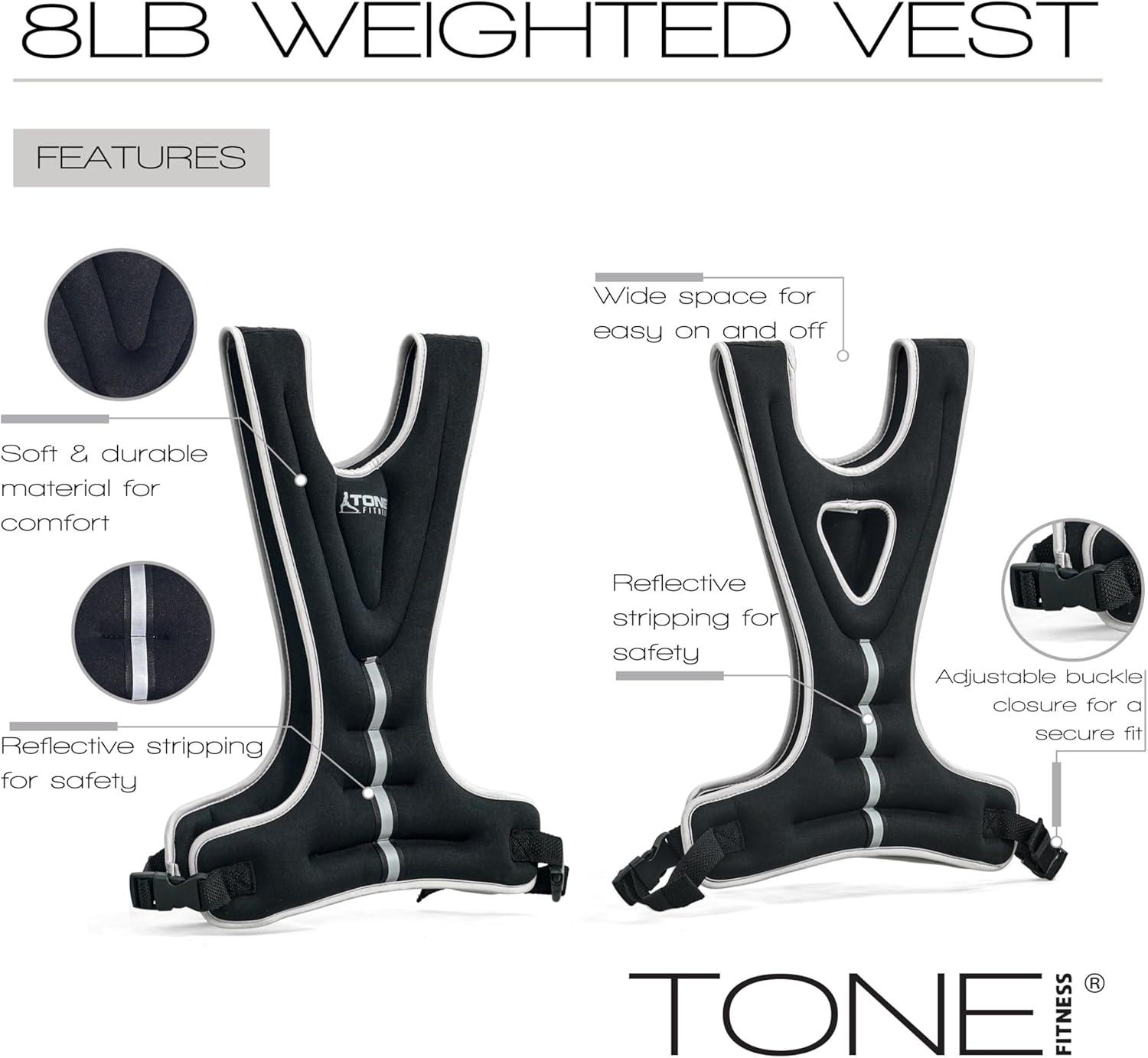 image:imageTone Fitness HHWVTN8 lb Black