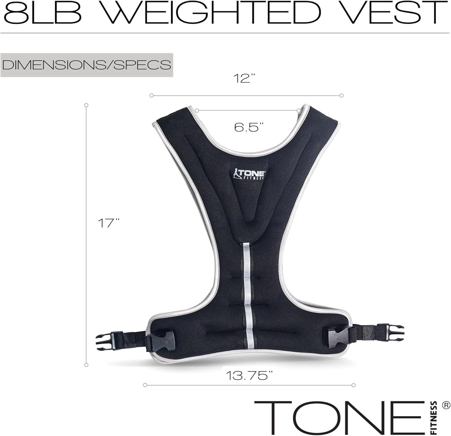 image:imageTone Fitness HHWVTN8 lb Black