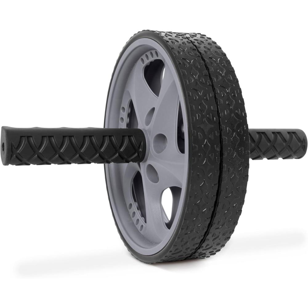 image:imageCAP Barbell Abdominal Wheel BlackGrayCompact