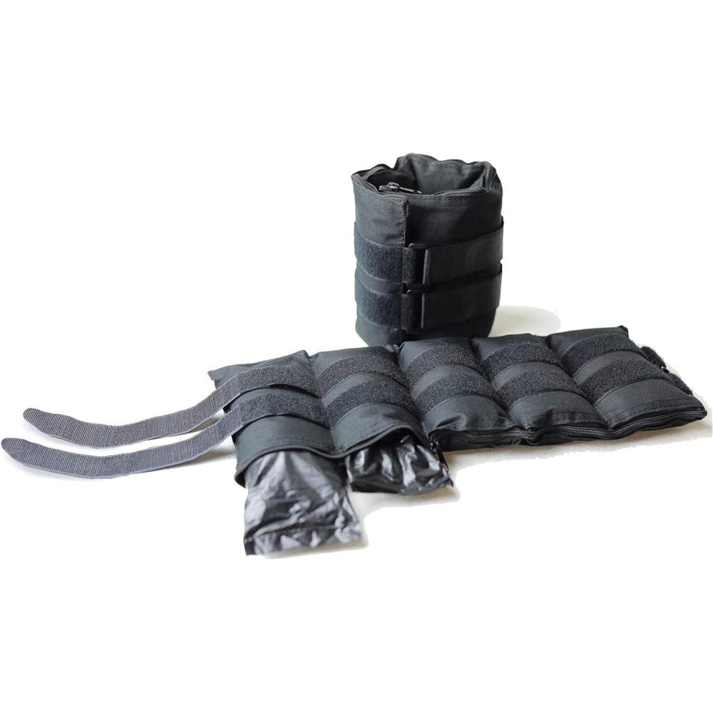 image:imageCAP Barbell Adjustable Ankle Weights 1020lb Pair  Black20Pounds