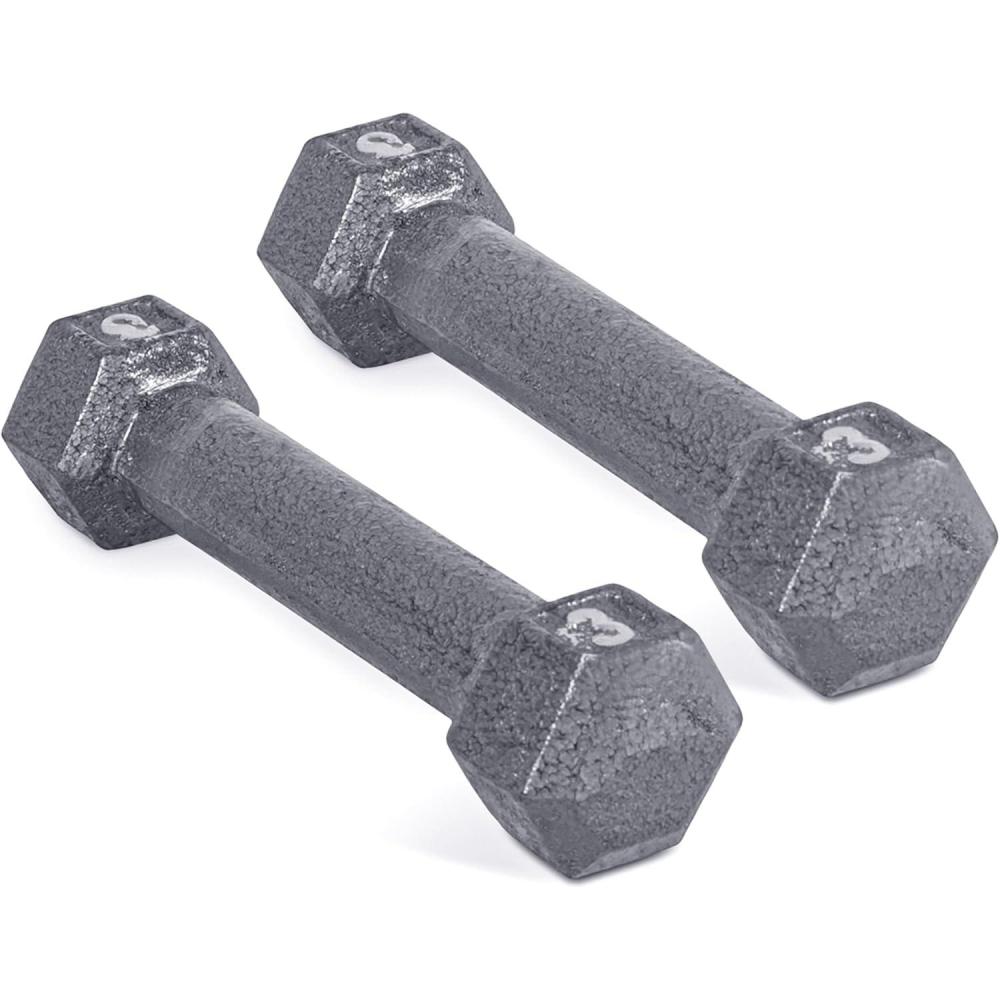 image:imageCAP Barbell Cast Iron Hex Dumbbell Multiple OptionsGray Pair