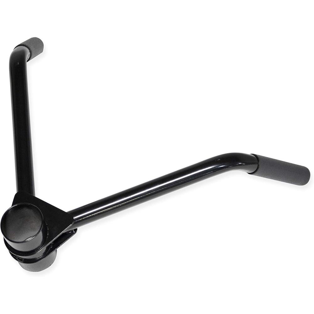 image:imageCAP Barbell Exercise Machine Attachments BlackPro Angled Handle Attachment  Fits 2 Inch Bars