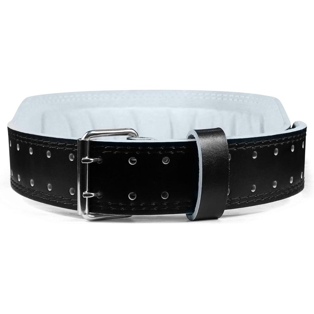 image:imageCAP Barbell Premium Leather Weightlifting Belt HeavyDuty Support for Squats Deadlifts and Core StabilityXLXXL