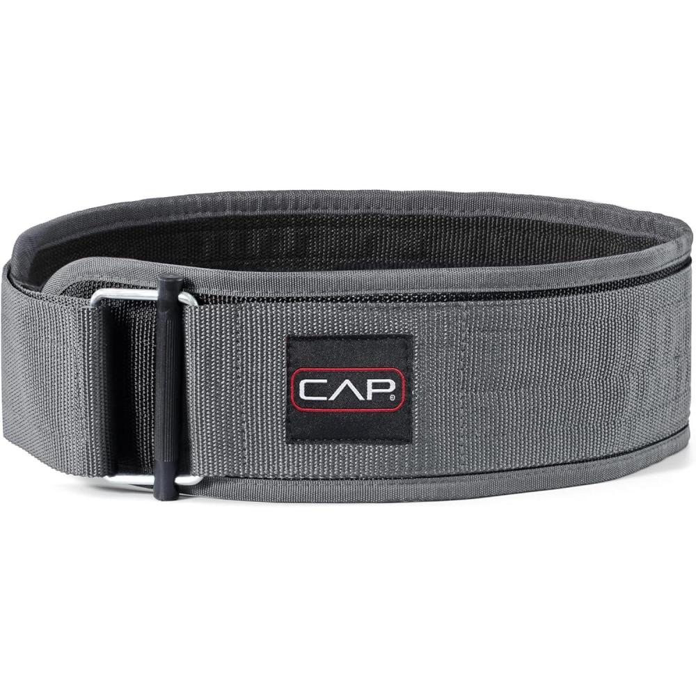 image:imageCAP Barbell Premium Nylon Weightlifting Belt  Multiple OptionsGray