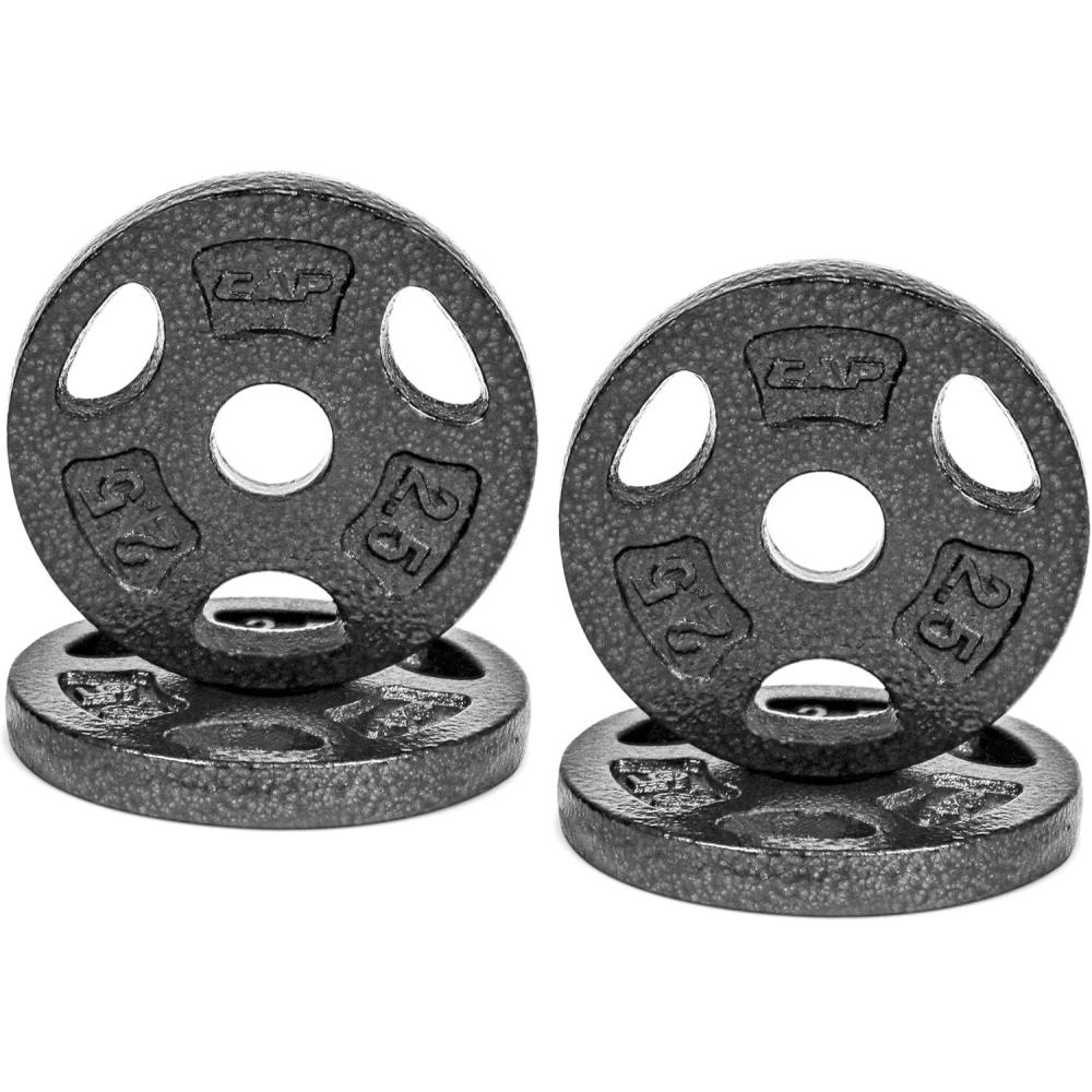 image:imageCAP Barbell Standard 1Inch Grip Weight PlatesBlack