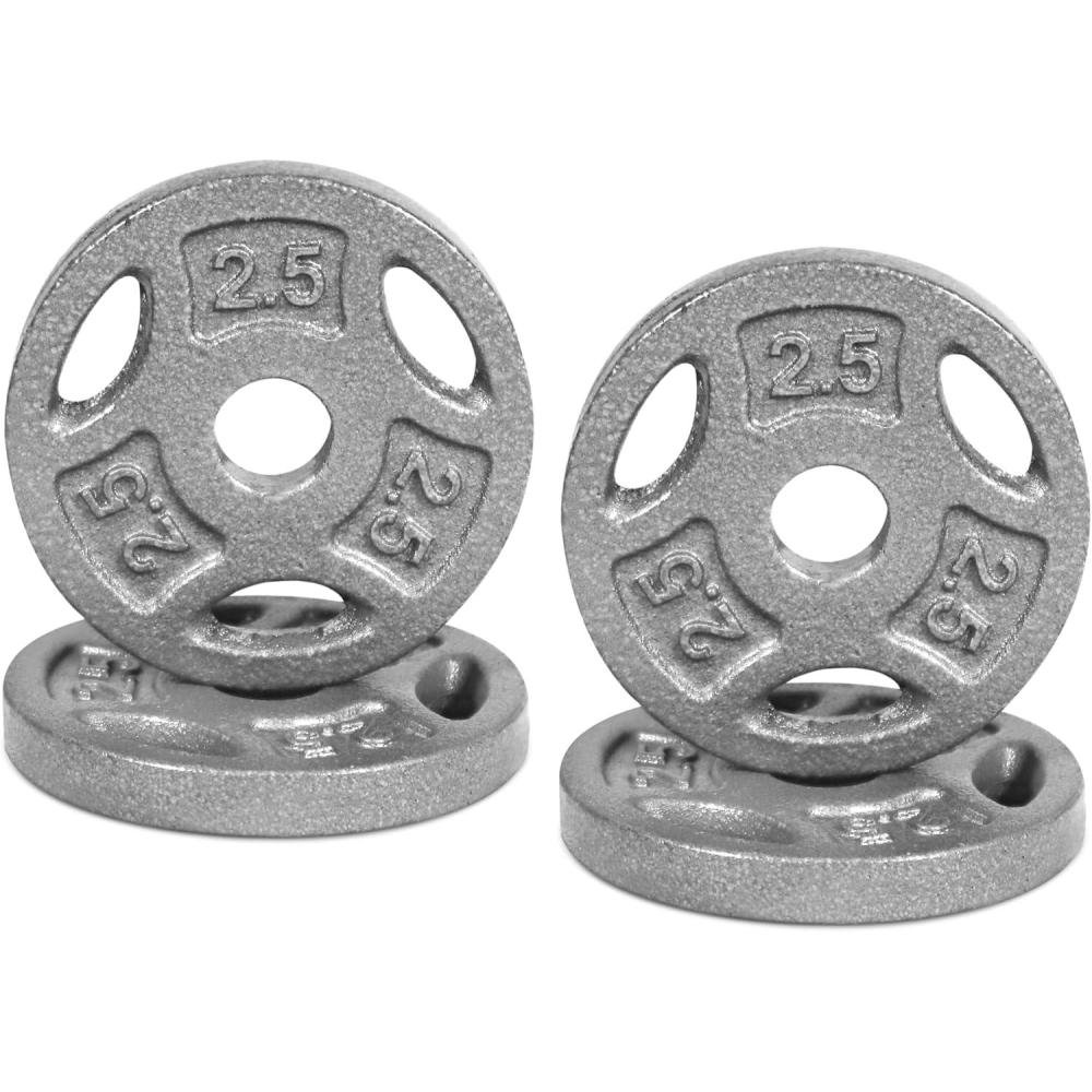 image:imageCAP Barbell Standard 1Inch Grip Weight PlatesGray