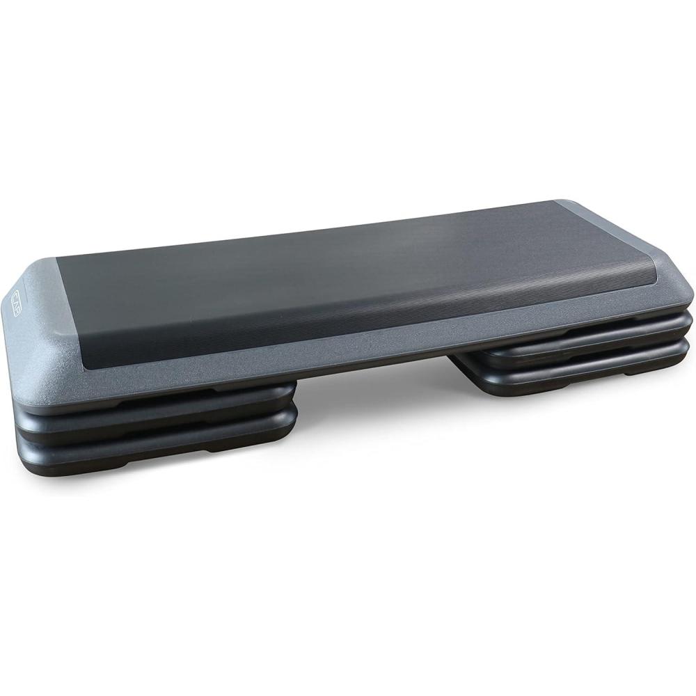 image:imageCap Barbell Adjustable Aerobic Step Platform Exercise Step Gray
