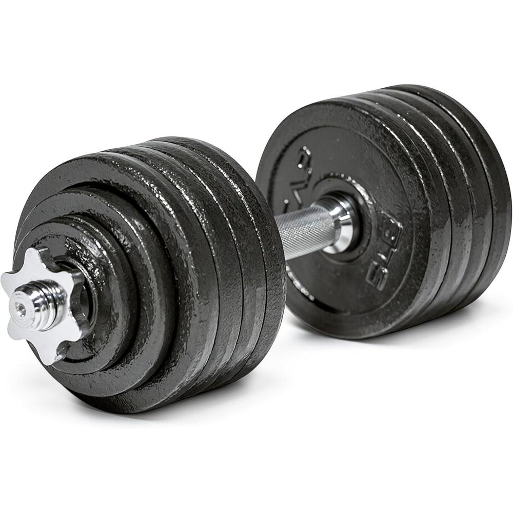 image:imageCap Barbell Adjustable Dumbbell Weight Set Multiple OptionsBlack 525 LB Single