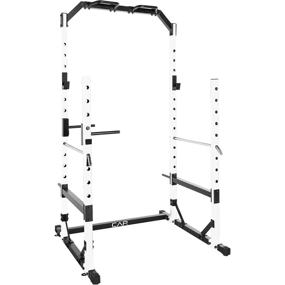 image:imageCap Barbell Multi Use Power Rack Color SeriesWhite
