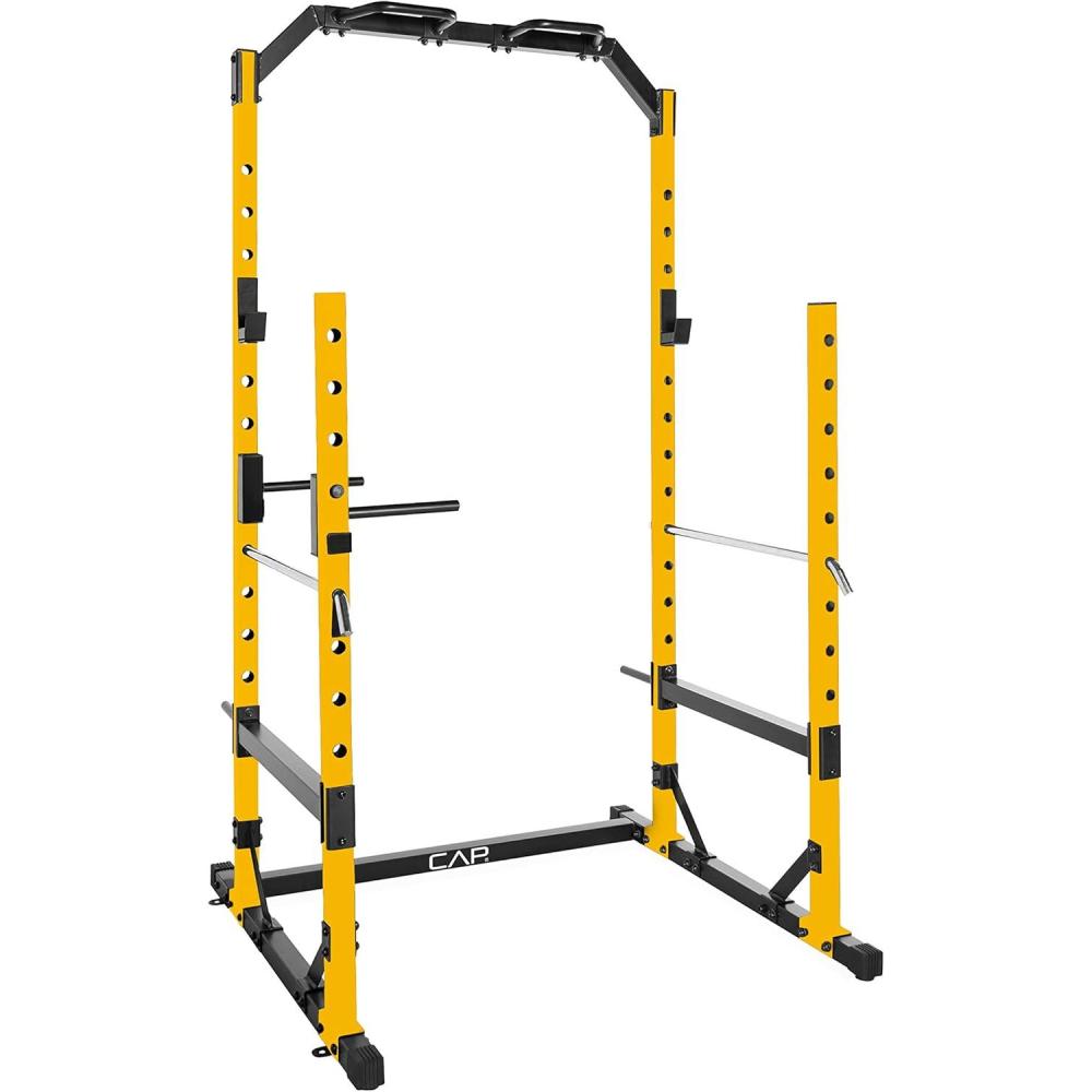 image:imageCap Barbell Multi Use Power Rack Color SeriesYellow