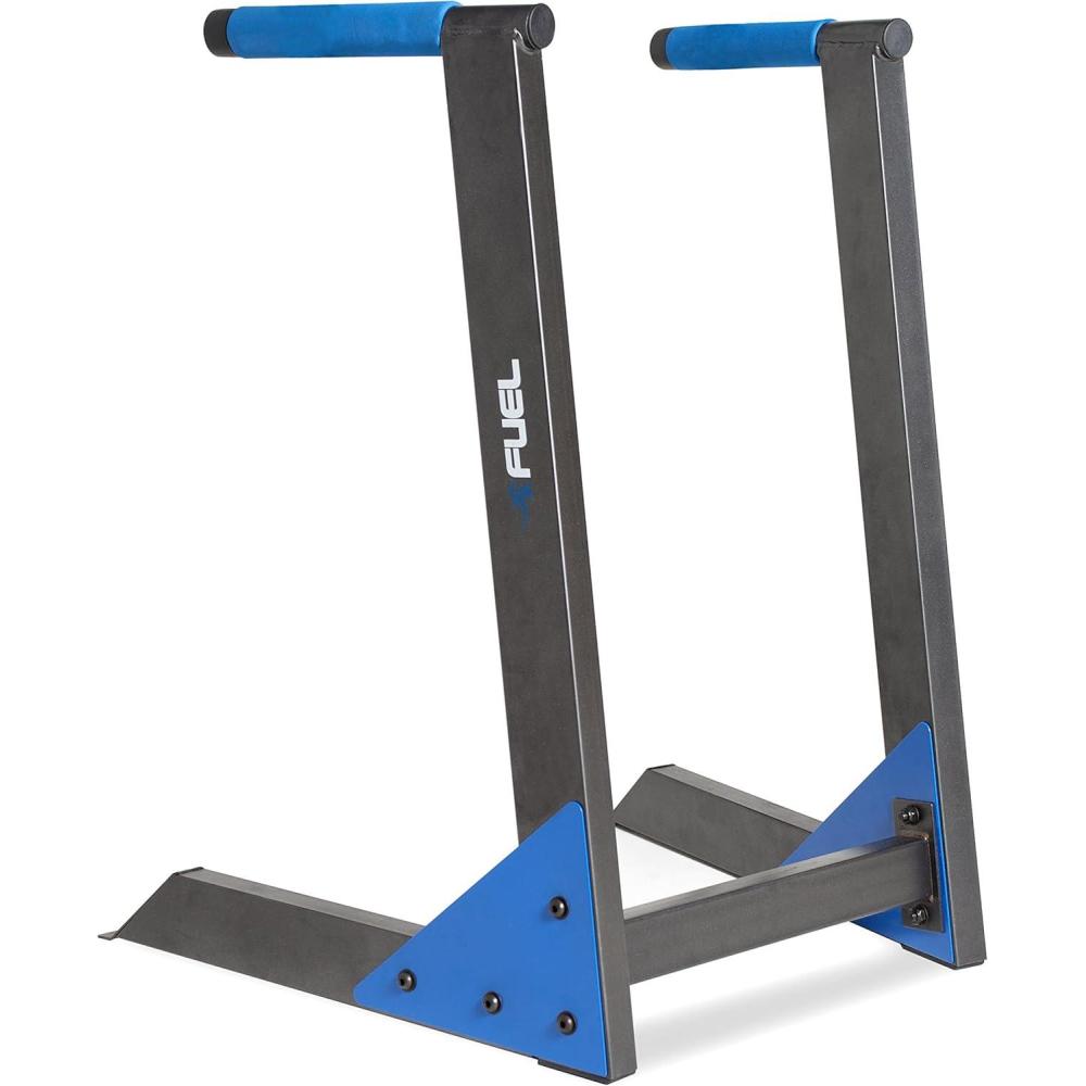 image:imageFuel Pureformance Dip Station Bodyweight Training Multiple OptionsBlackBlue Deluxe Dip Station